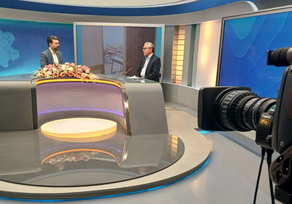 حضور مدیرکل نوسازی مدارس استان در بخش خبری شبکه اشراق زنجان